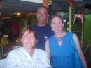 Tracy, Menno and Dixie at the Dinghy Dock Restaurant